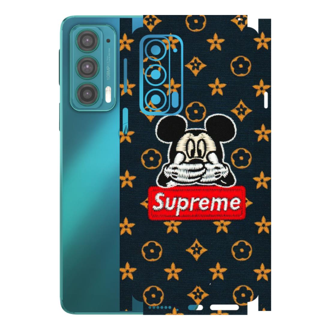 Motorola Phone Skins (All Models) - Mickey Supreme - Matte Finish (M-83) Motorola Moto Edge 20 (5G)