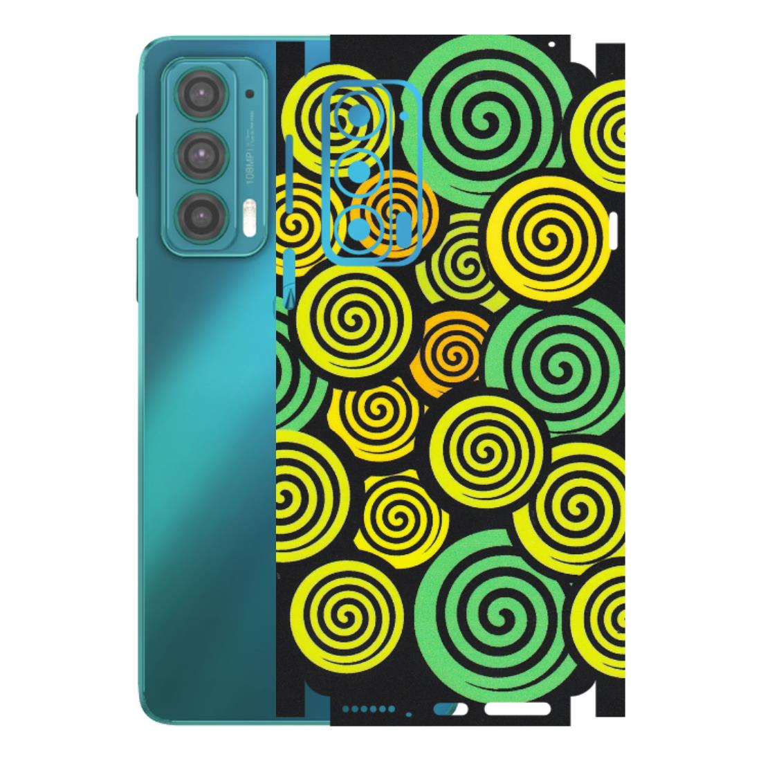Motorola Phone Skins (All Models) - Crazy Spiral - Matte Finish (M-91) Motorola Moto Edge 20 (5G)