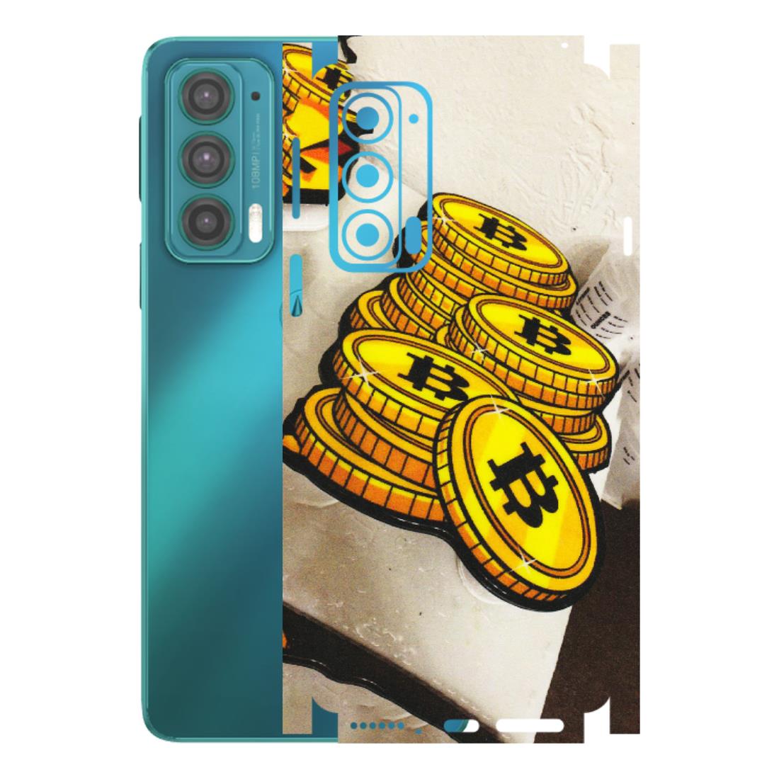 Motorola Phone Skins (All Models) - Billionaire Bitcoin Collection - Matte Finish (M-92) Motorola Moto Edge 20 (5G)