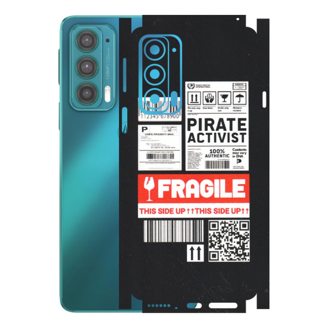 Motorola Phone Skins (All Models) - Handle With Care - Matte Finish (M-99) Motorola Moto Edge 20 (5G)