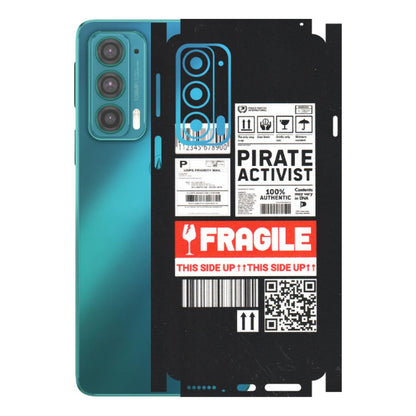 Motorola Phone Skins (All Models) - Handle With Care - Matte Finish (M-99) Motorola Moto Edge 20 (5G)