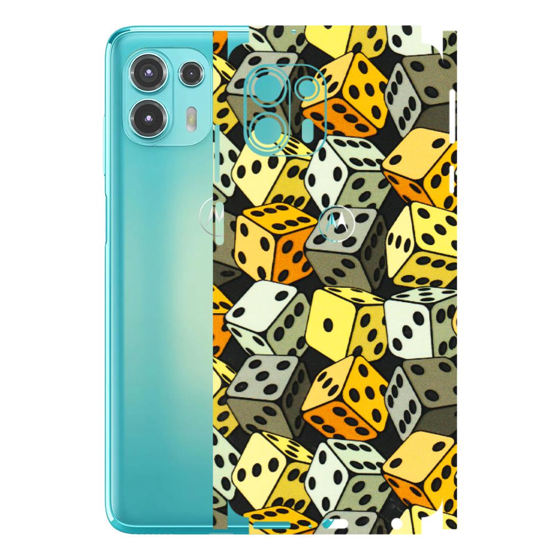 Motorola Phone Skins (All Models) - Dices Of Life - 3D Embossed Finish (L-04) Motorola Moto Edge 20 Fusion