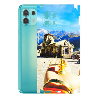 Motorola Phone Skins (All Models) - Beauty of Kedarnath - 3D Embossed Finish (L-108) Motorola Moto Edge 20 Fusion
