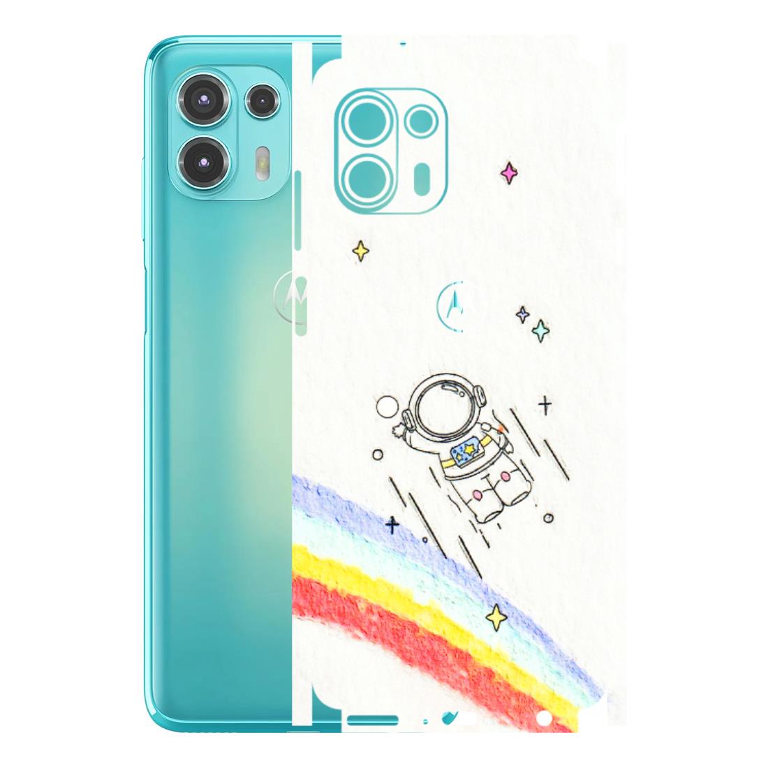 Motorola Phone Skins (All Models) - Milkyway Astronaut - 3D Embossed Finish (L-110) Motorola Moto Edge 20 Fusion