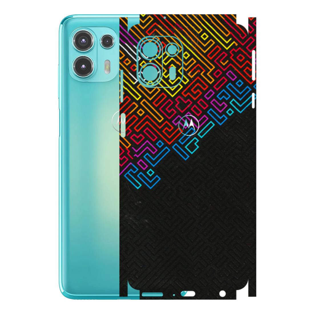 Motorola Phone Skins (All Models) - Dotme Pattern Art - 3D Embossed Finish (L-121) Motorola Moto Edge 20 Fusion