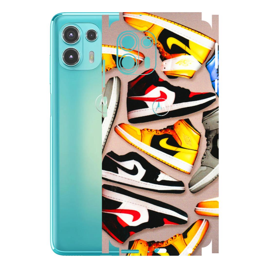 Motorola Phone Skins (All Models) - Sneaker Lover - 3D Embossed Finish (L-135) Motorola Moto Edge 20 Fusion