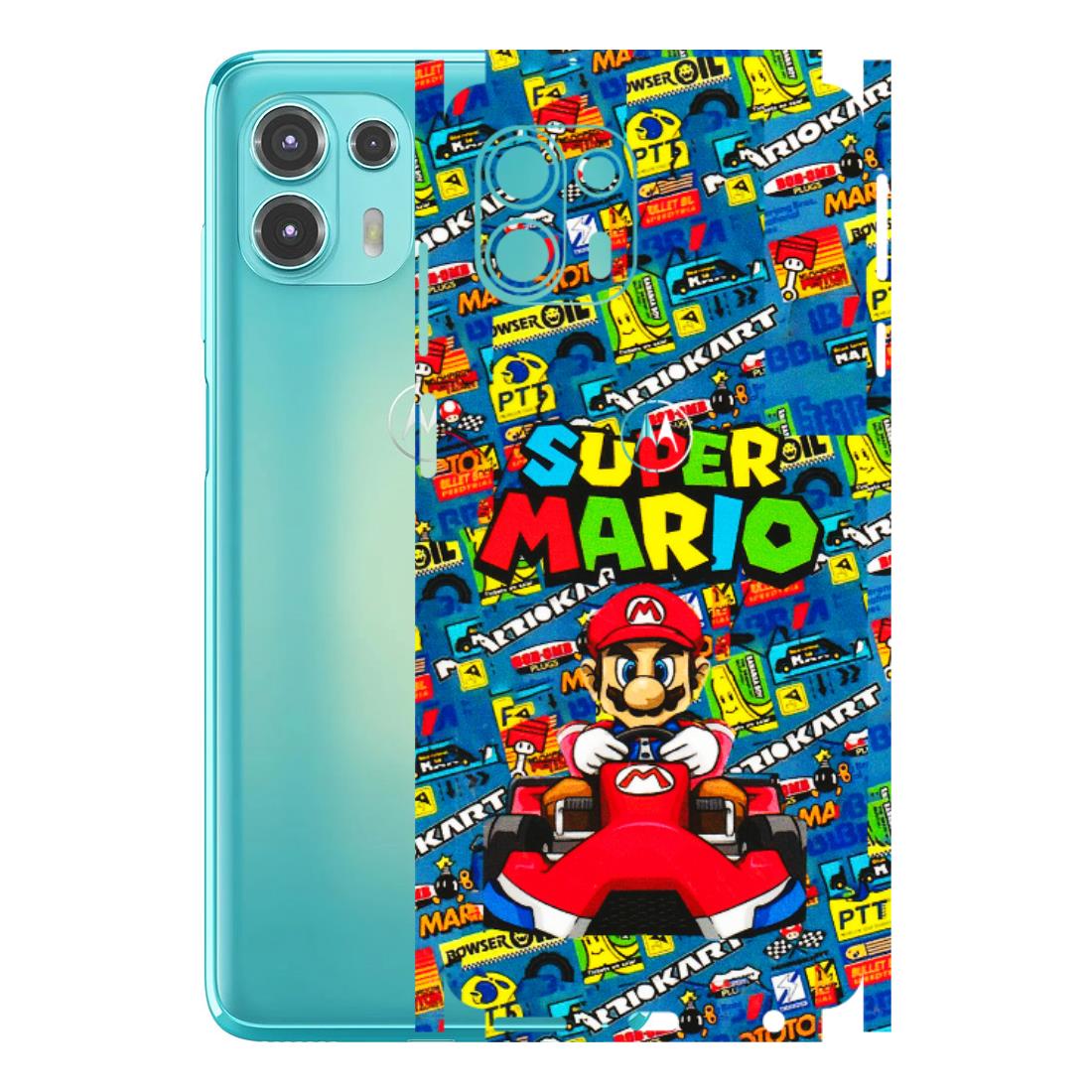 Motorola Phone Skins (All Models) - Super Mario Kart - 3D Embossed Finish (L-140) Motorola Moto Edge 20 Fusion