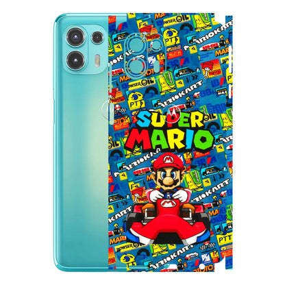 Motorola Phone Skins (All Models) - Super Mario Kart - 3D Embossed Finish (L-140) Motorola Moto Edge 20 Fusion