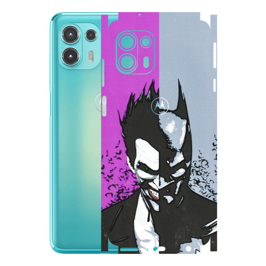Motorola Phone Skins (All Models) - Batman & Joker - 3D Embossed Finish (L-143) Motorola Moto Edge 20 Fusion