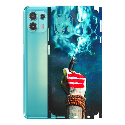 Motorola Phone Skins (All Models) - Mahadev Bhakt - 3D Embossed Finish (L-146) Motorola Moto Edge 20 Fusion