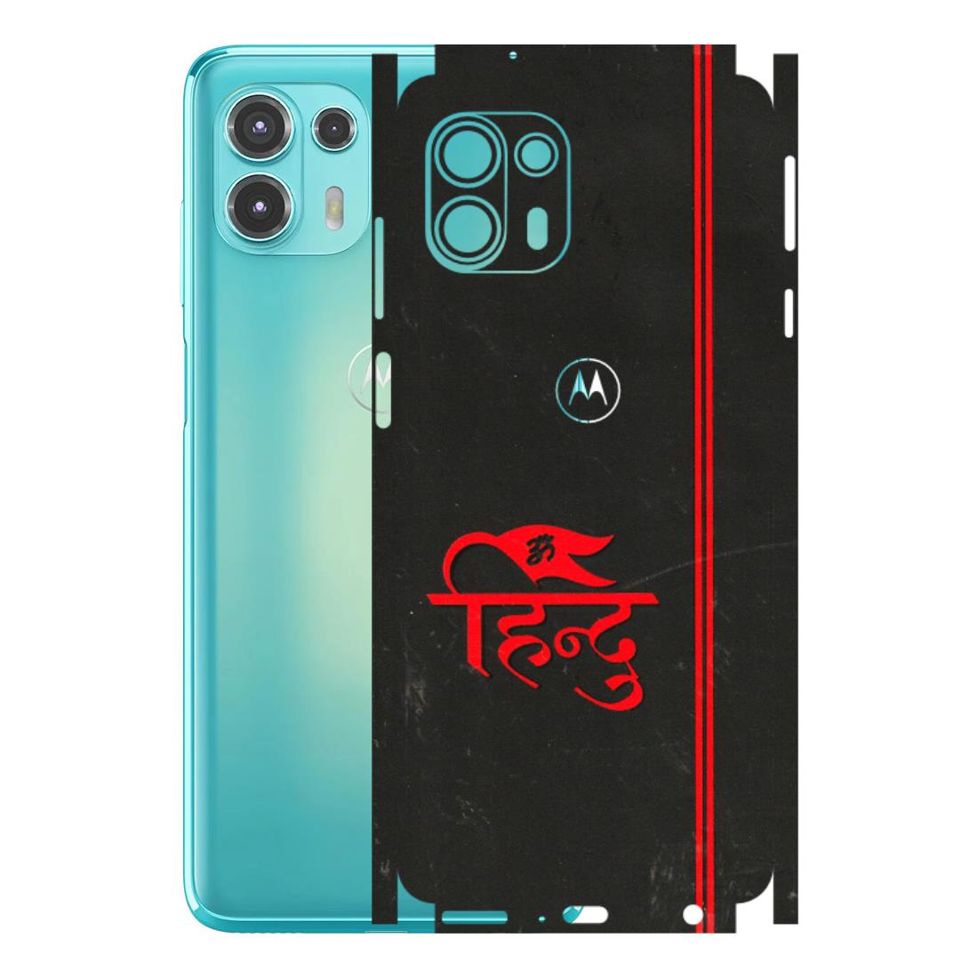 Motorola Phone Skins (All Models) - Hindu Black - 3D Embossed Finish (L-153) Motorola Moto Edge 20 Fusion