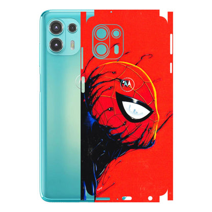 Motorola Phone Skins (All Models) - Spiderman Face Venom - 3D Embossed Finish (L-165) Motorola Moto Edge 20 Fusion