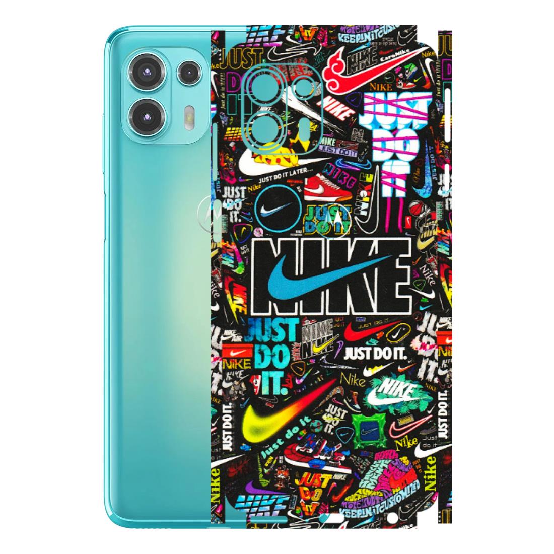 Motorola Phone Skins (All Models) - Just Do It Doodles - 3D Embossed Finish (L-166) Motorola Moto Edge 20 Fusion