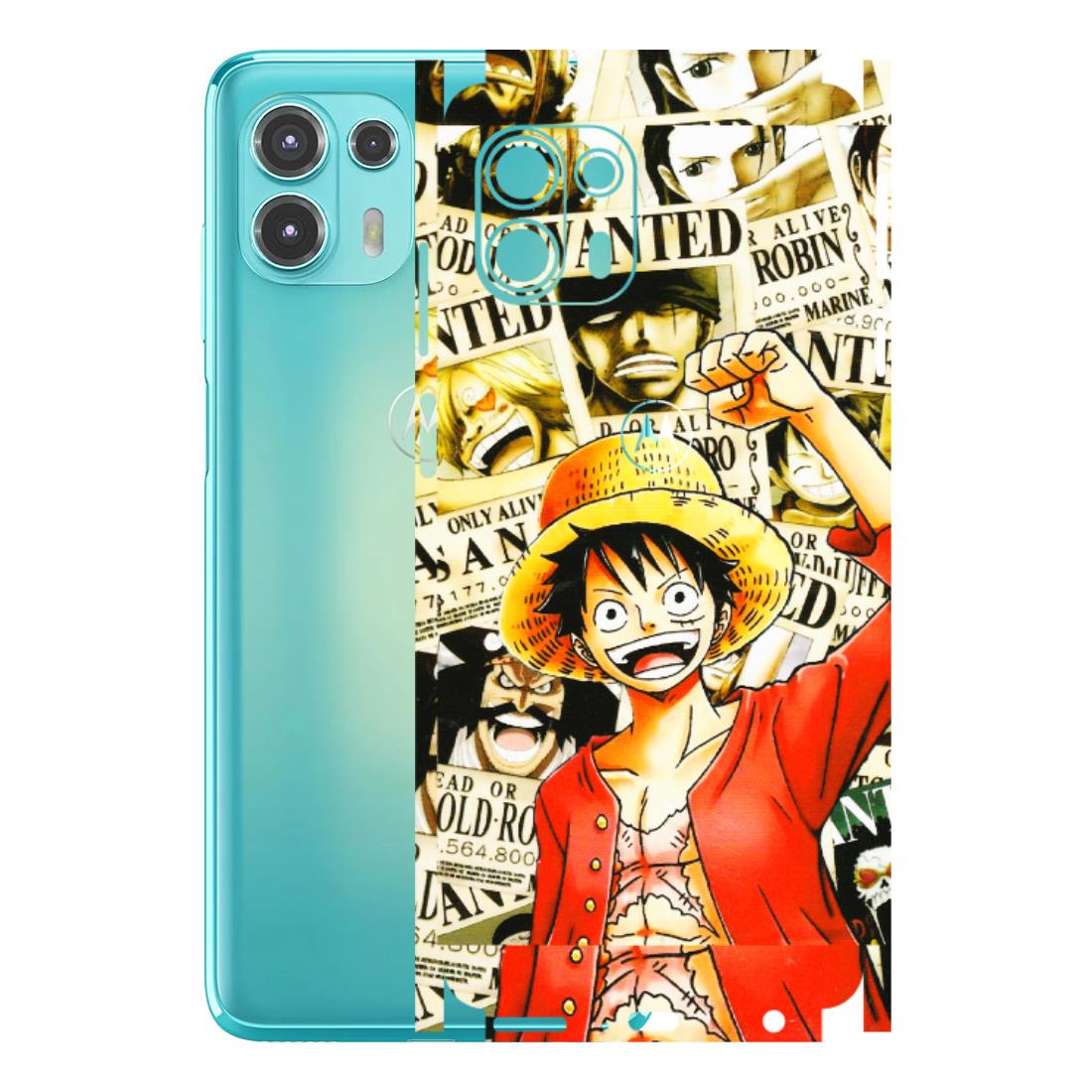 Motorola Phone Skins (All Models) - Luffy Anime - 3D Embossed Finish (L-177) Motorola Moto Edge 20 Fusion