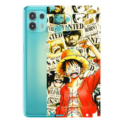 Motorola Phone Skins (All Models) - Luffy Anime - 3D Embossed Finish (L-177) Motorola Moto Edge 20 Fusion