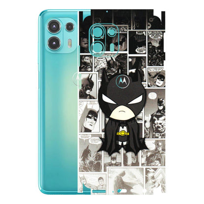 Motorola Phone Skins (All Models) - Toon Batman - 3D Embossed Finish (L-182) Motorola Moto Edge 20 Fusion