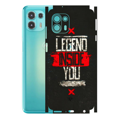 Motorola Phone Skins (All Models) - Legend Inside You - 3D Embossed Finish (L-186) Motorola Moto Edge 20 Fusion