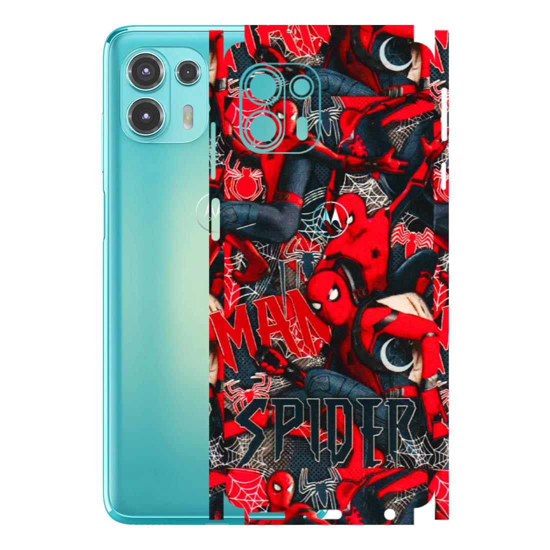 Motorola Phone Skins (All Models) - SpiderMan Cool - 3D Embossed Finish (L-188) Motorola Moto Edge 20 Fusion