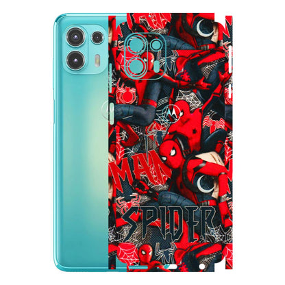 Motorola Phone Skins (All Models) - SpiderMan Cool - 3D Embossed Finish (L-188) Motorola Moto Edge 20 Fusion