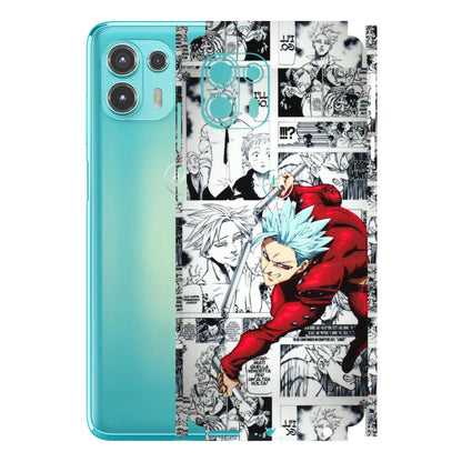 Motorola Phone Skins (All Models) - Anime Comic - 3D Embossed Finish (L-192) Motorola Moto Edge 20 Fusion
