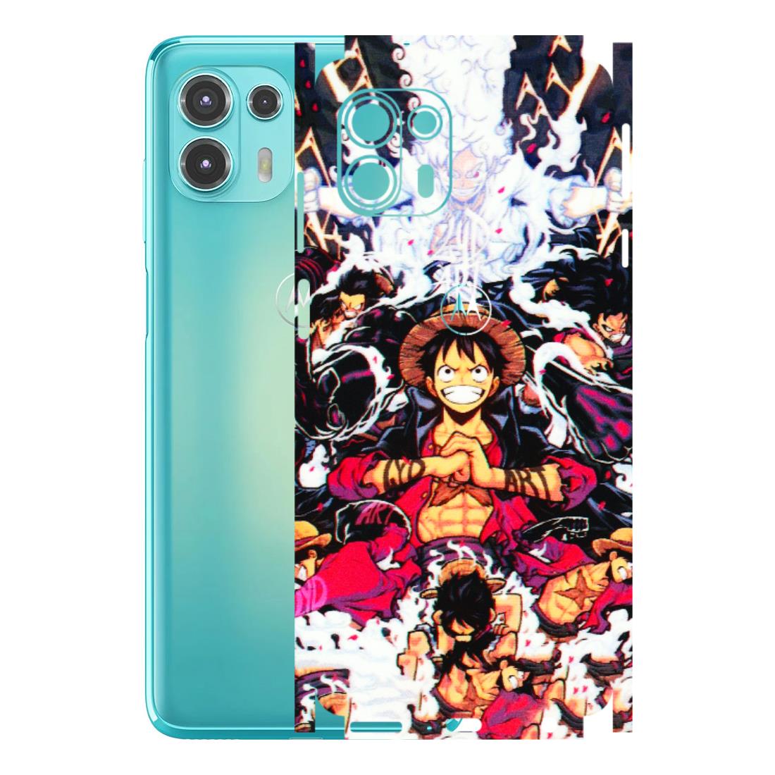 Motorola Phone Skins (All Models) - Luffy Anime Character - 3D Embossed Finish (L-203) Motorola Moto Edge 20 Fusion