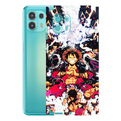 Motorola Phone Skins (All Models) - Luffy Anime Character - 3D Embossed Finish (L-203) Motorola Moto Edge 20 Fusion