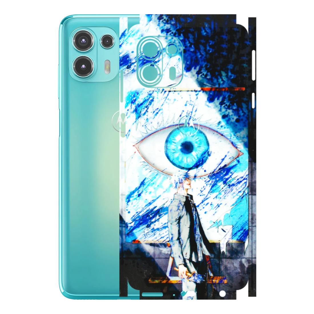 Motorola Phone Skins (All Models) - Gojo Satoru evil eye - 3D Embossed Finish (L-239) Motorola Moto Edge 20 Fusion