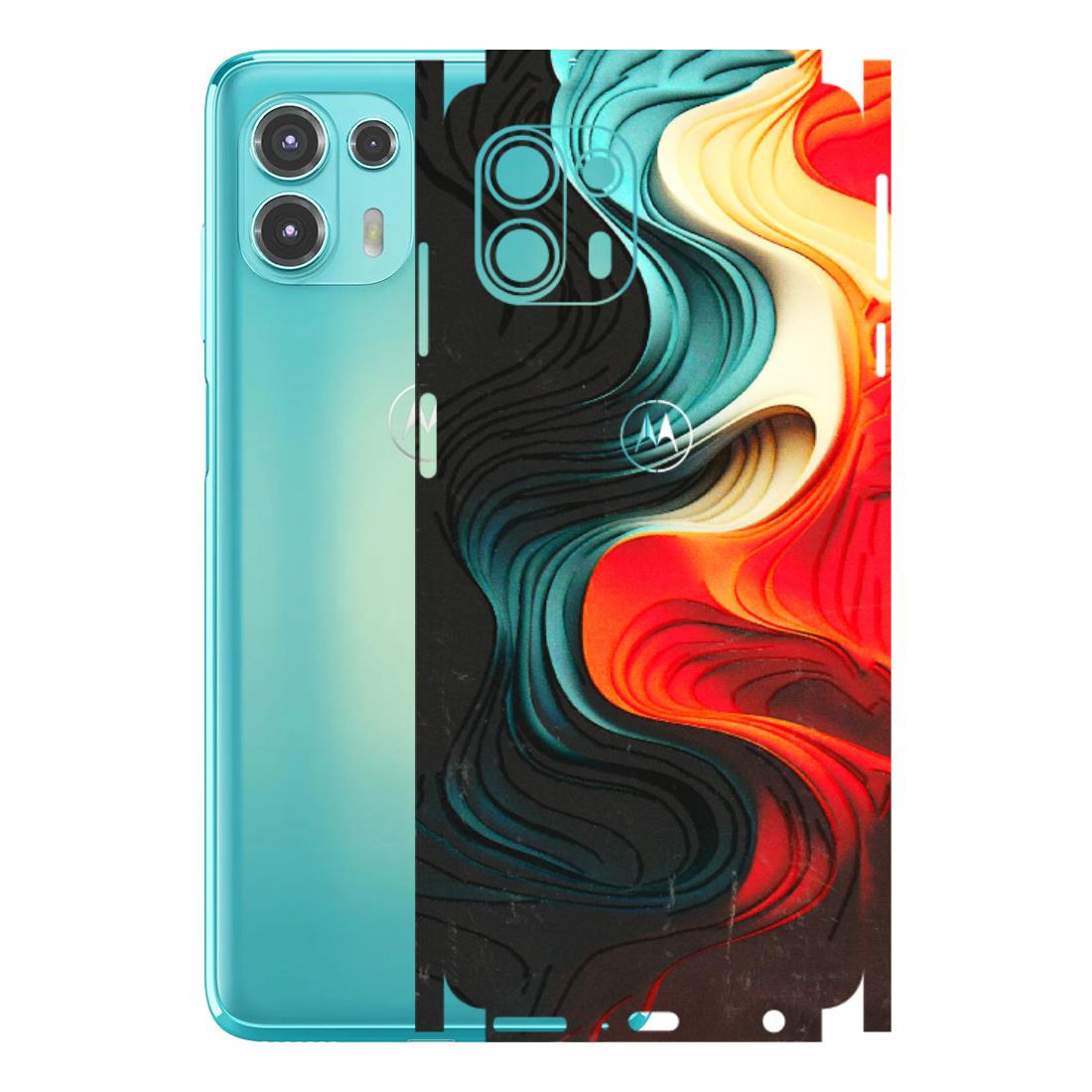 Motorola Phone Skins (All Models) - The Silky Swirl - 3D Embossed Finish (L-240) Motorola Moto Edge 20 Fusion
