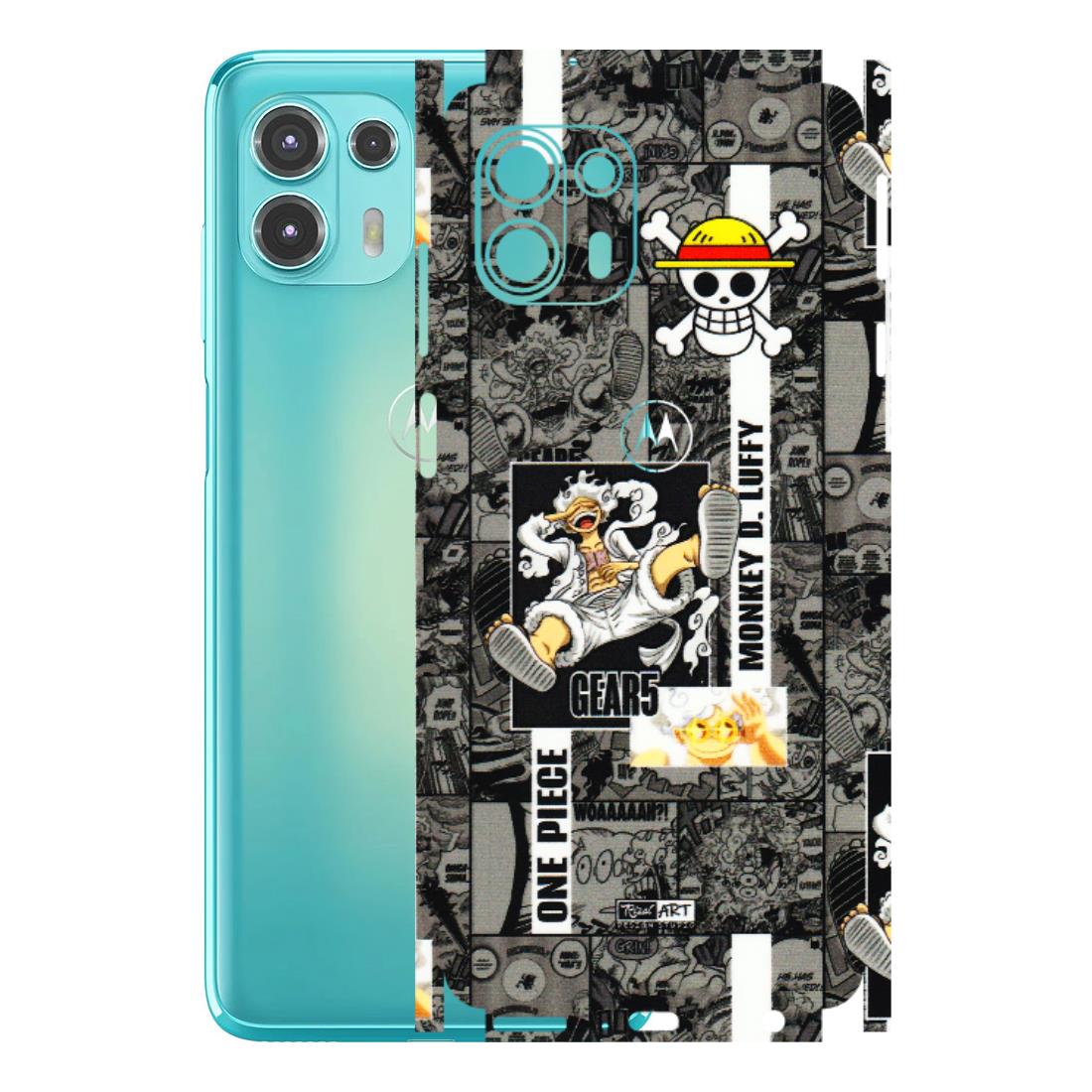 Motorola Phone Skins (All Models) - Cuffy Anime MonkeyCamic - 3D Embossed Finish (L-242) Motorola Moto Edge 20 Fusion
