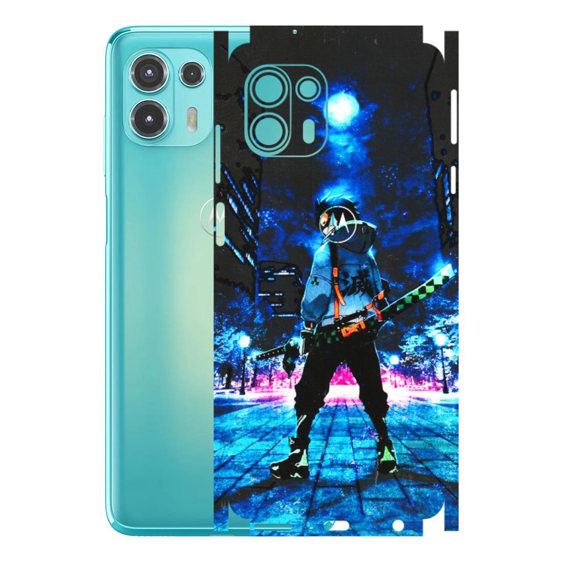 Motorola Phone Skins (All Models) - Demon Slayer Sword - 3D Embossed Finish (L-247) Motorola Moto Edge 20 Fusion