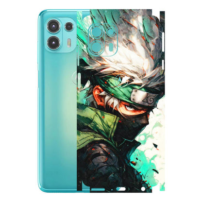 Motorola Phone Skins (All Models) - Kakashi Side Profile - 3D Embossed Finish (L-249) Motorola Moto Edge 20 Fusion