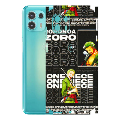 Motorola Phone Skins (All Models) - One Piece Zoro - 3D Embossed Finish (L-250) Motorola Moto Edge 20 Fusion