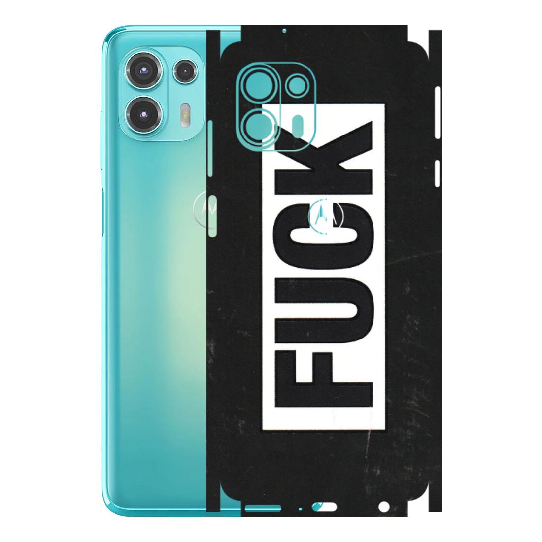 Motorola Phone Skins (All Models) - The F Word - 3D Embossed Finish (L-255) Motorola Moto Edge 20 Fusion