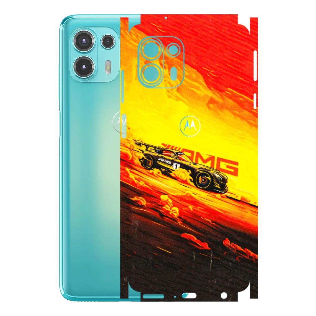 Motorola Phone Skins (All Models) - AMG Car Speed Cover - 3D Embossed Finish (L-256) Motorola Moto Edge 20 Fusion