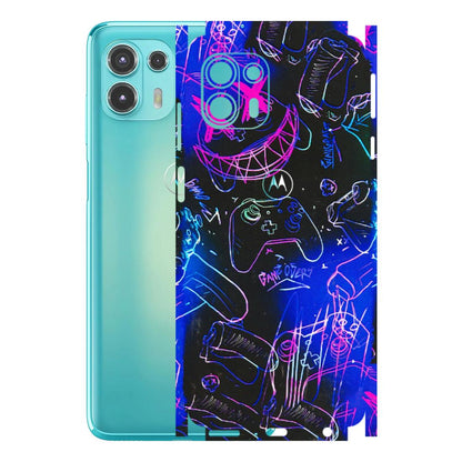Motorola Phone Skins (All Models) - Gamers Paradise - 3D Embossed Finish (L-258) Motorola Moto Edge 20 Fusion