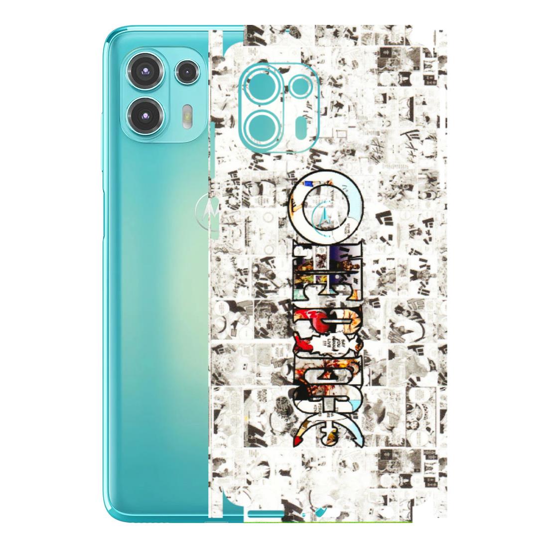 Motorola Phone Skins (All Models) - One Piece Manga - 3D Embossed Finish (L-26) Motorola Moto Edge 20 Fusion