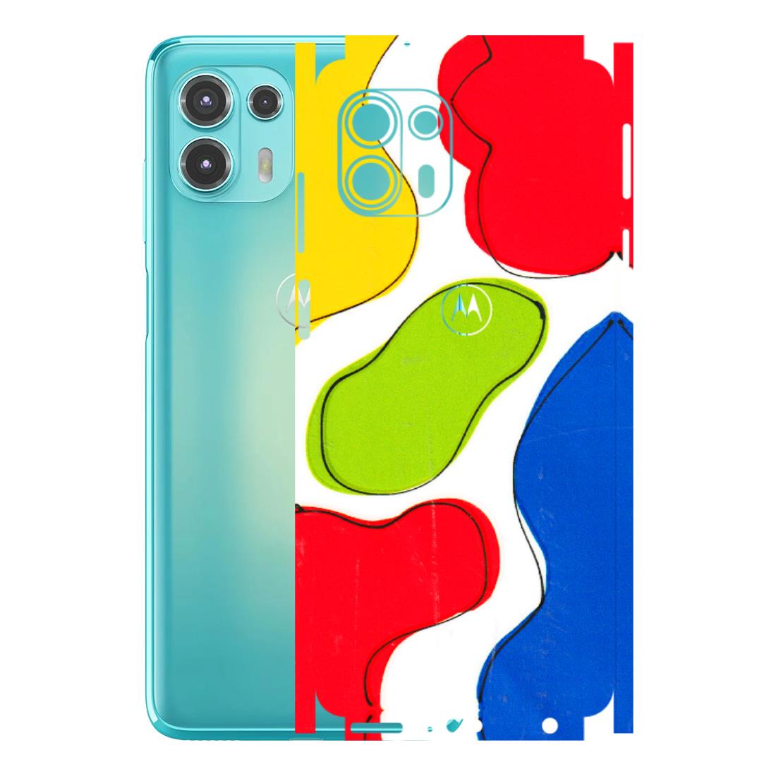 Motorola Phone Skins (All Models) - RGB Colour Paint - 3D Embossed Finish (L-284) Motorola Moto Edge 20 Fusion