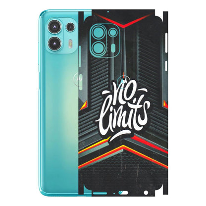 Motorola Phone Skins (All Models) - No Limits - 3D Embossed Finish (L-286) Motorola Moto Edge 20 Fusion