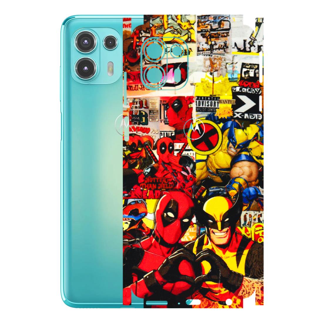 Motorola Phone Skins (All Models) - Spidy Wolverine - 3D Embossed Finish (L-310) Motorola Moto Edge 20 Fusion