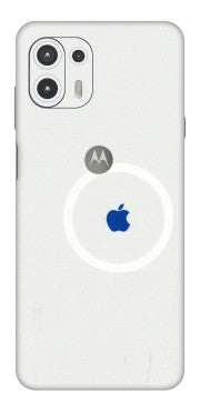 Motorola Phone Skins (All Models) - iPhone Magsafe Logo - 3D Embossed Finish (L-320) Motorola Moto Edge 20 Fusion
