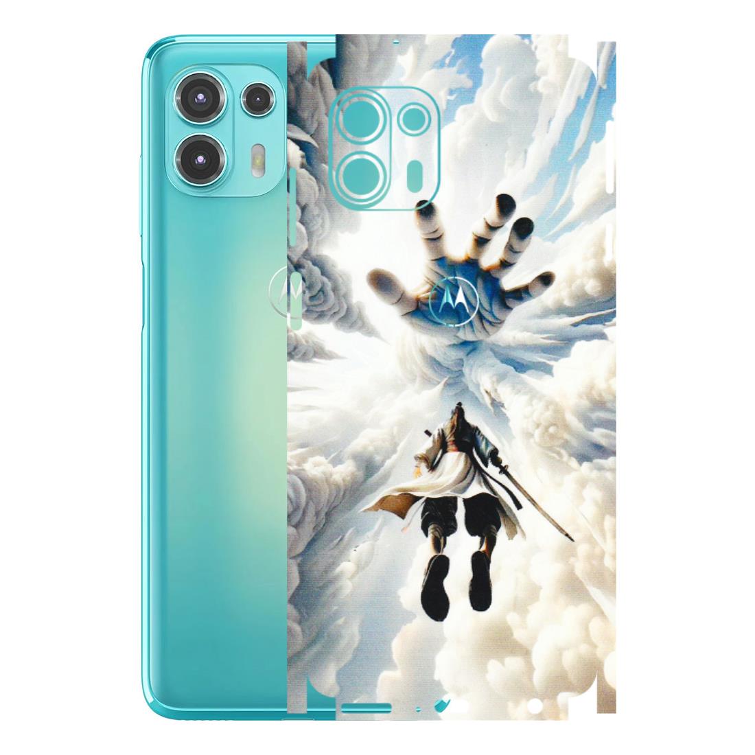 Motorola Phone Skins (All Models) - Big Hand With Monkey King - 3D Embossed Finish (L-323) Motorola Moto Edge 20 Fusion