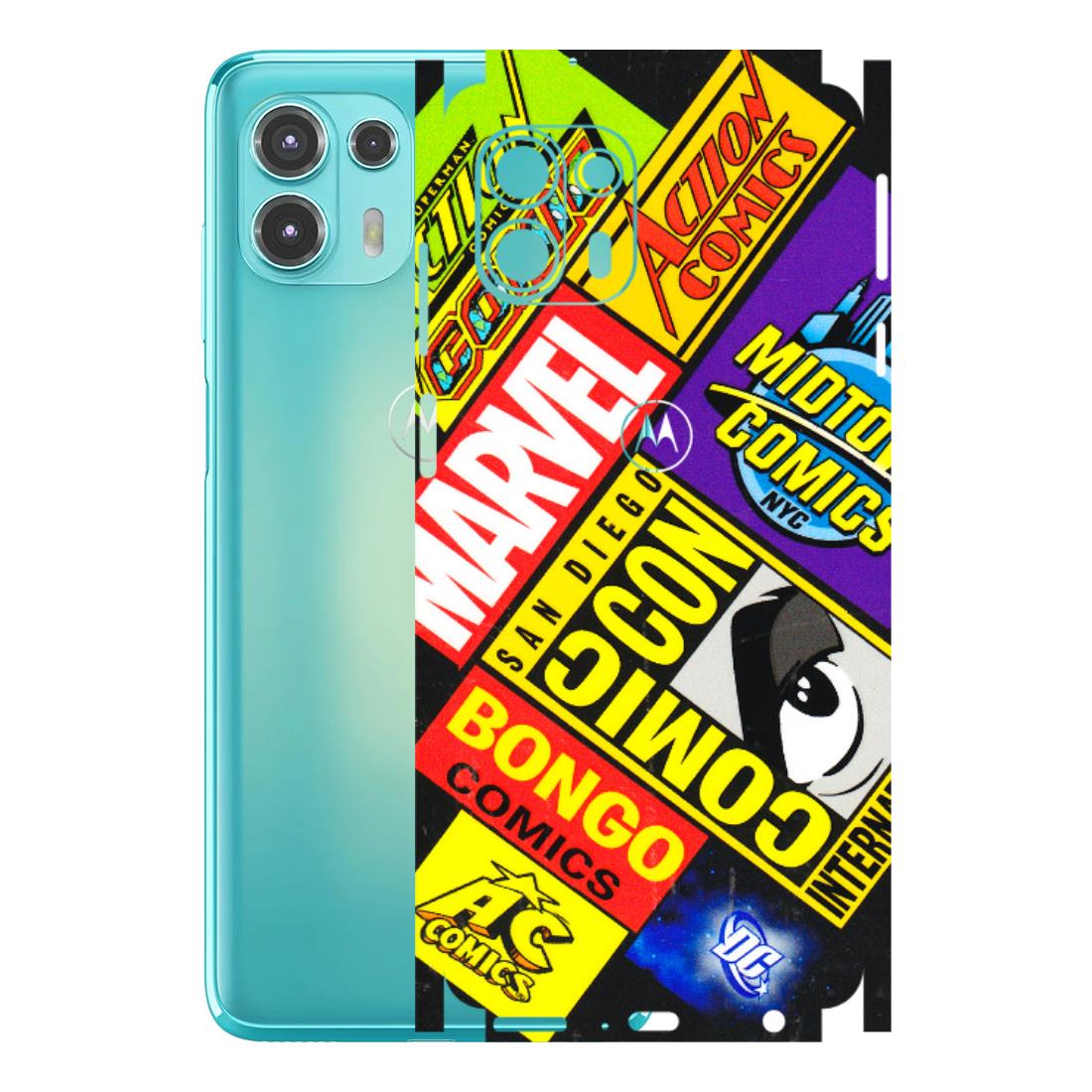 Motorola Phone Skins (All Models) - Bongo Comic Con - 3D Embossed Finish (L-325) Motorola Moto Edge 20 Fusion