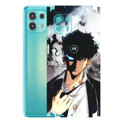 Motorola Phone Skins (All Models) - Sung Jinwoo Manhwa Anime - 3D Embossed Finish (L-328) Motorola Moto Edge 20 Fusion