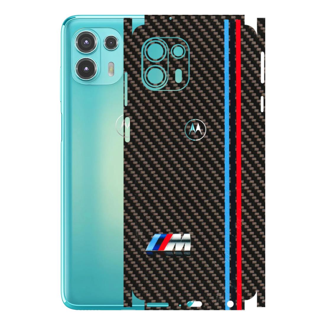 Motorola Phone Skins (All Models) - BM Carbon Fiber Feels - 3D Embossed Finish (L-38) Motorola Moto Edge 20 Fusion