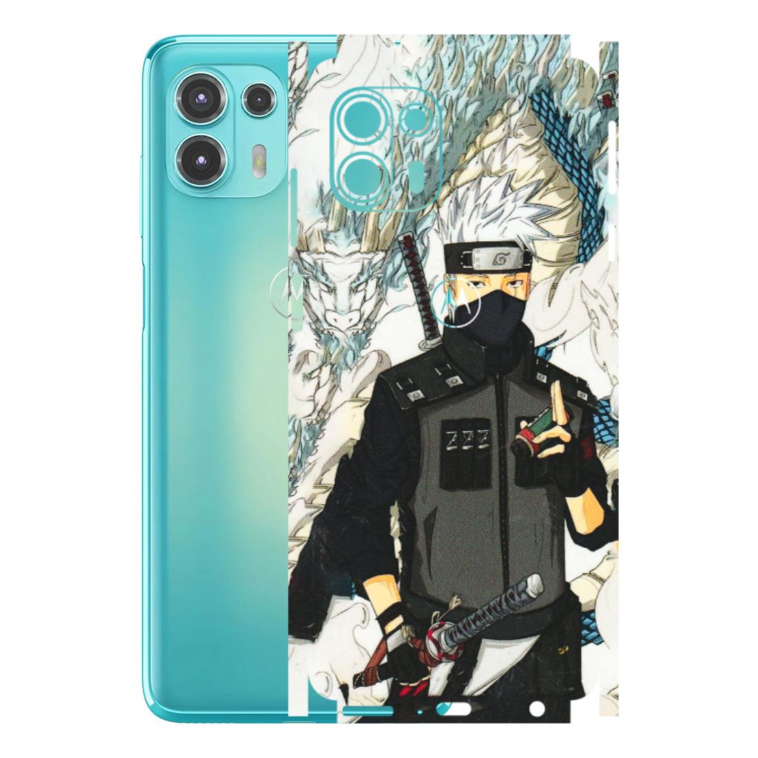 Motorola Phone Skins (All Models) - Kakashi Hatake Naruto Anime - 3D Embossed Finish (L-46) Motorola Moto Edge 20 Fusion