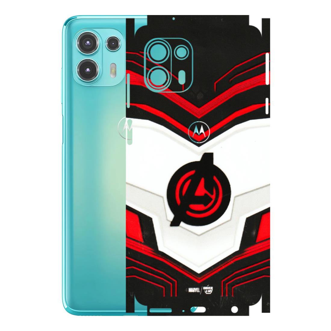 Motorola Phone Skins (All Models) - Avengers Logo - 3D Embossed Finish (L-55) Motorola Moto Edge 20 Fusion