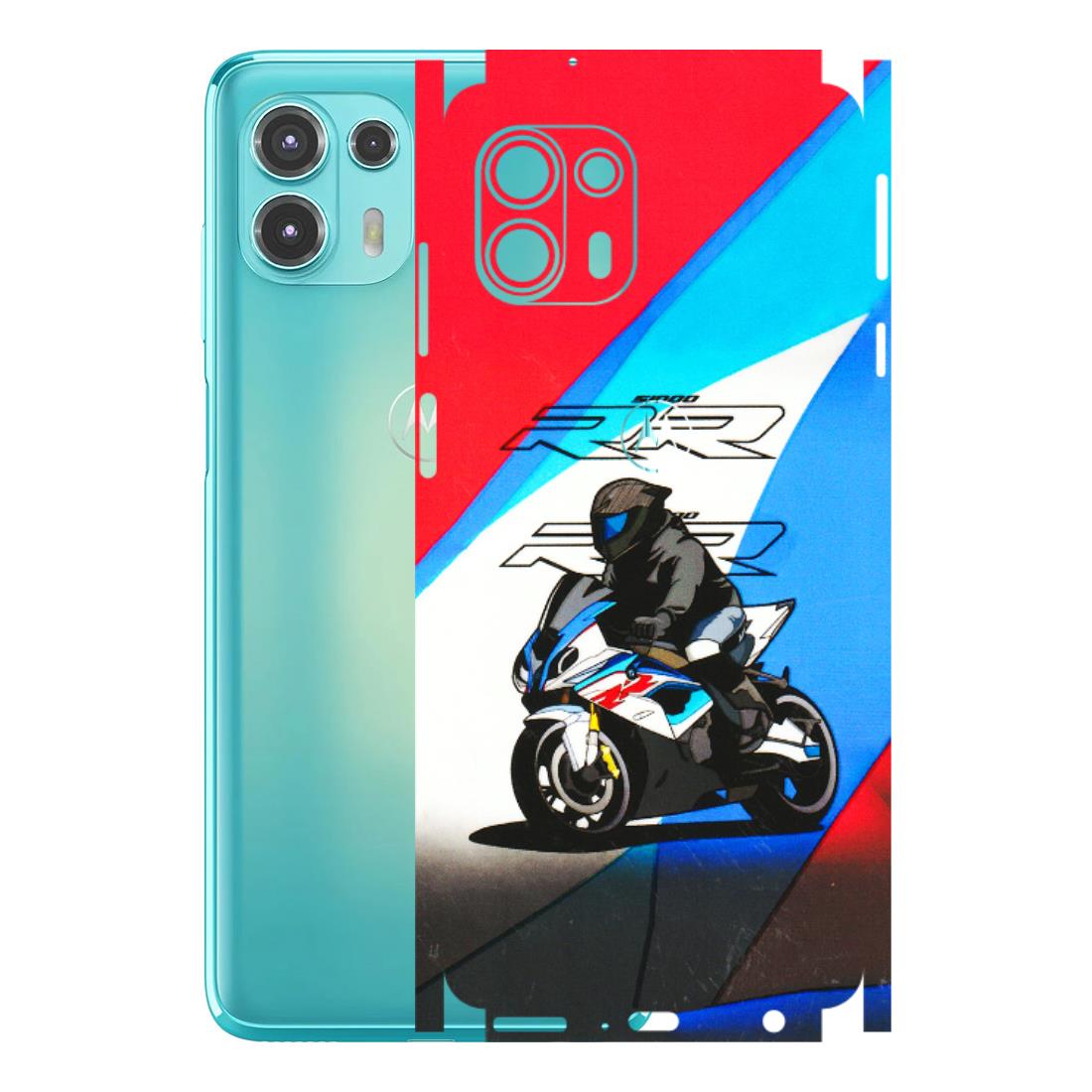 Motorola Phone Skins (All Models) - Bikers Love - 3D Embossed Finish (L-58) Motorola Moto Edge 20 Fusion