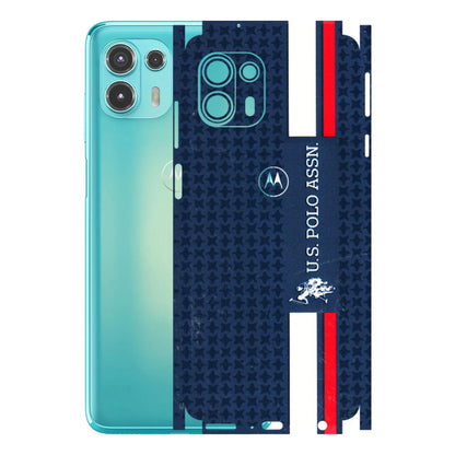 Motorola Phone Skins (All Models) - US POLO Designer Brand - 3D Embossed Finish (L-65) Motorola Moto Edge 20 Fusion