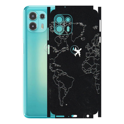 Motorola Phone Skins (All Models) - Never Ending Travel - 3D Embossed Finish (L-79) Motorola Moto Edge 20 Fusion