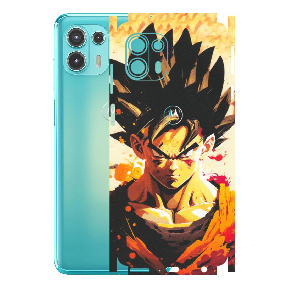 Motorola Phone Skins (All Models) - Angry Goku - Matte Finish (M-12) Motorola Moto Edge 20 Fusion